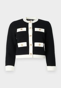 CLAIRA CARDI - Vest - black/soft white