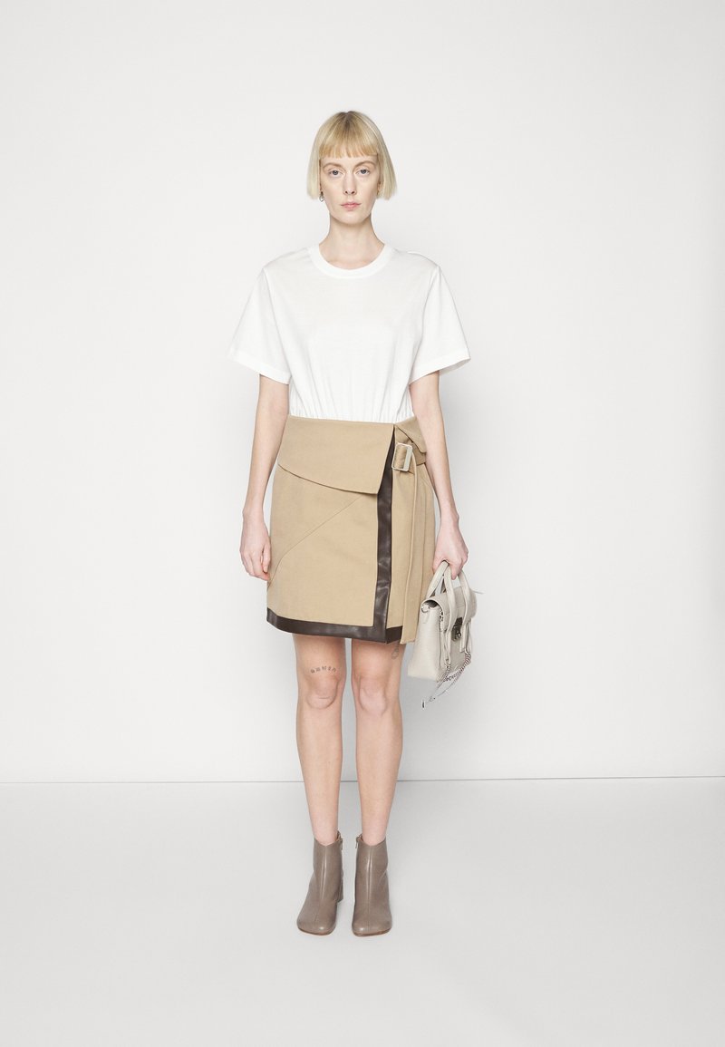 Damen Kleider | 3.1 Phillip Lim COMBO DRESS Freizeitkleid khaki - OG82394 Damen Kleider | 3.1 Phillip Lim COMBO DRESS Freizeitkleid khaki - OG82394
