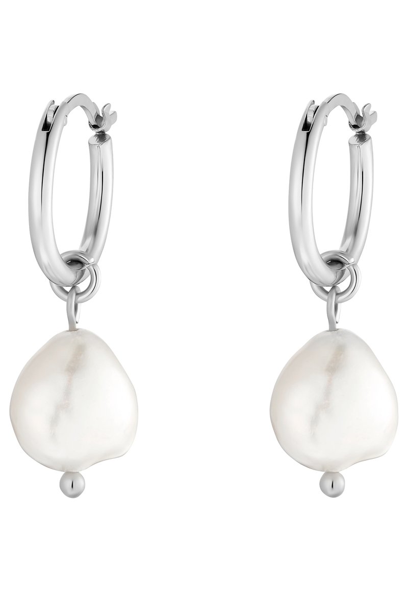 Orecchini Pia A Stella Marina In Argento Vermeil (18kt) - Gioielli Artigianali Donna, Piccoli Cerchi 15mm