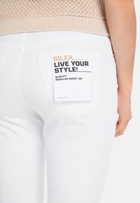 Marc Cain SILEA - Slim fit jeans - white