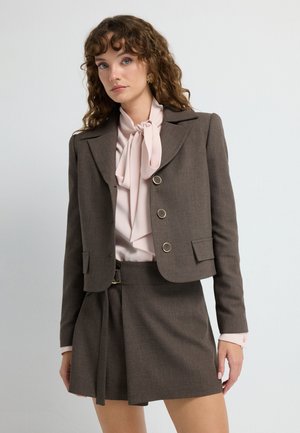 GABARDINE POCKET DETAILED - Blazer - brown