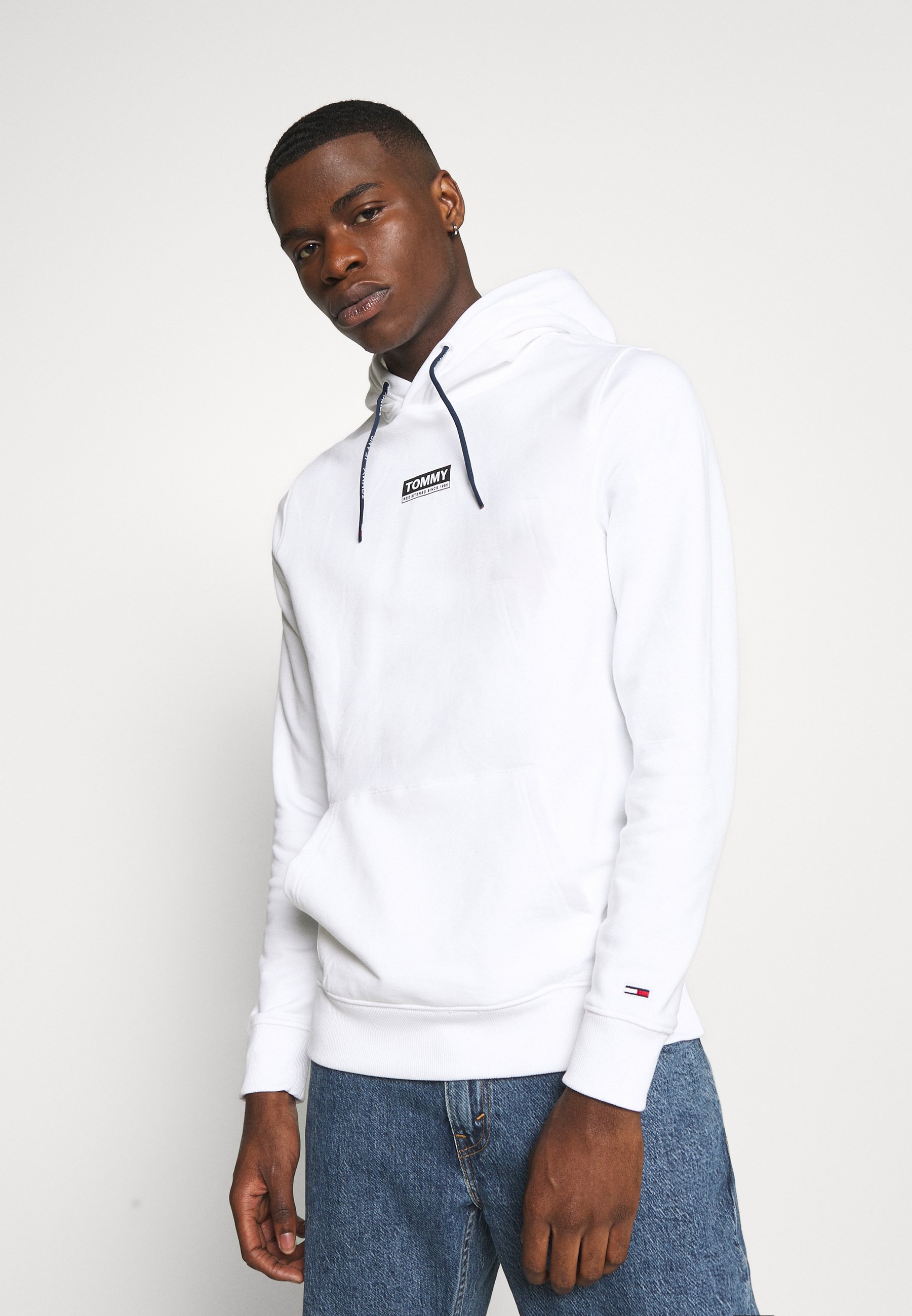 tommy jeans hoodie white