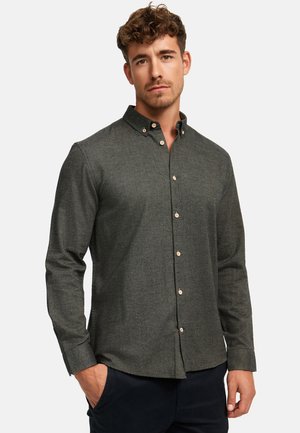 Kronstadt JOHAN DIEGO - Button down-skjorte - army melange
