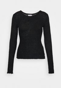 BOUCLE BOATNECK - Sweatshirt - black