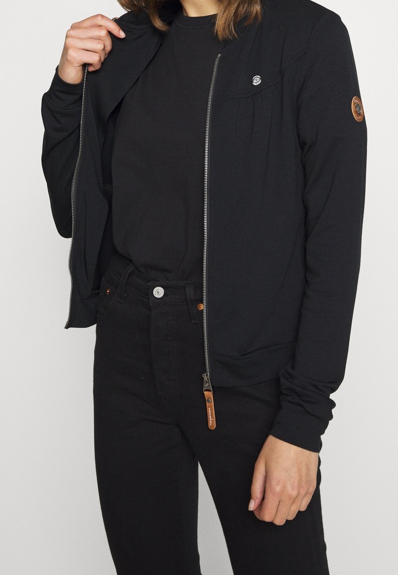 Ragwear Sweat zippé - black