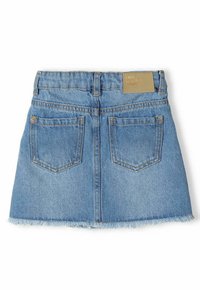 MINOTI ADJUSTABLE WAIST WITH FRAYED HEM - A-linjainen hame - blue denim