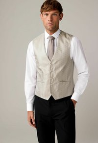Next LEAF REGULAR FIT - Gilet de costume - champagne gold