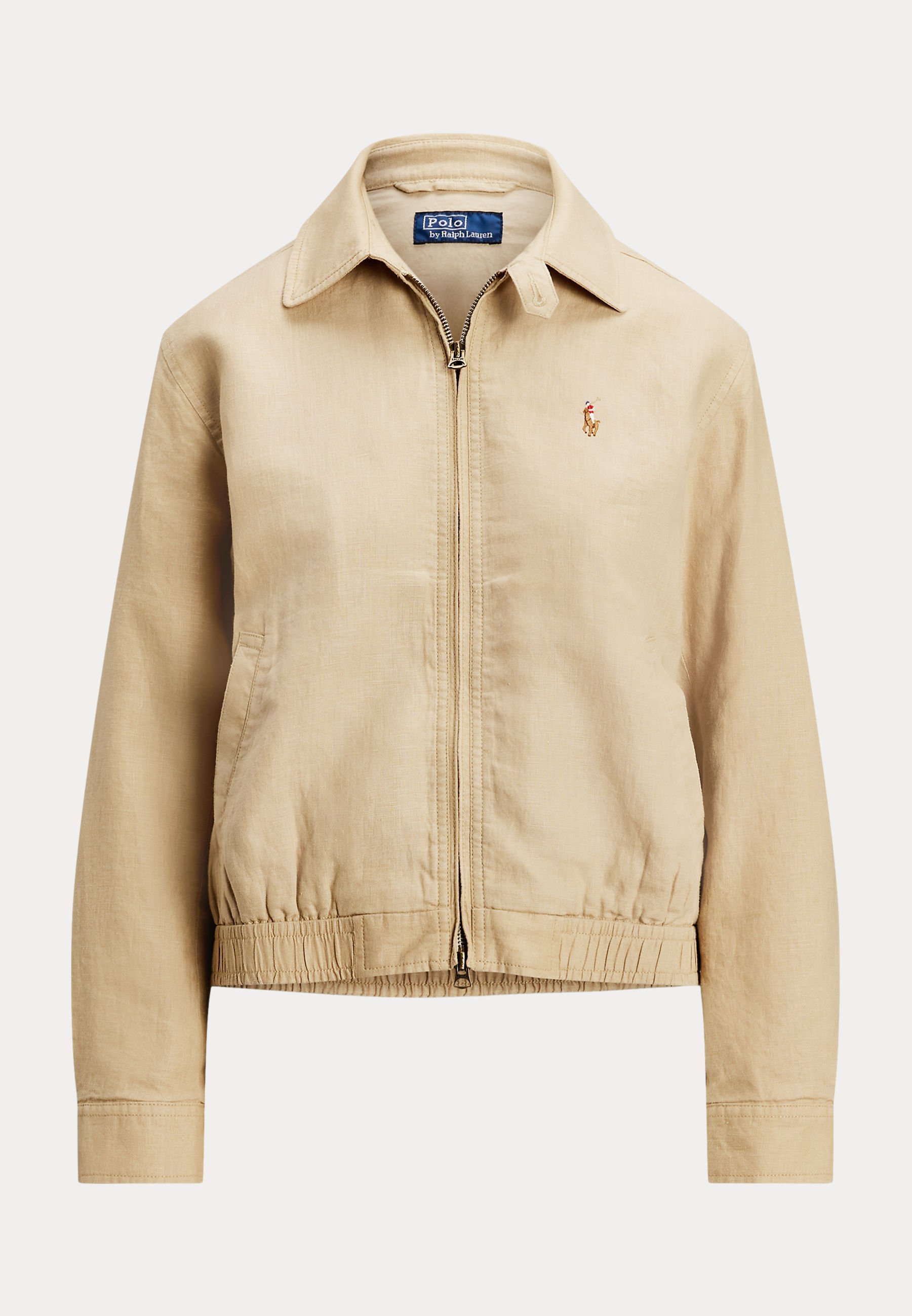 Polo Ralph Lauren ベージュ ジップアップジャケット RALPH LAUREN(ラルフ ローレン)｜【POLO RALPH LAUREN】ウィンド