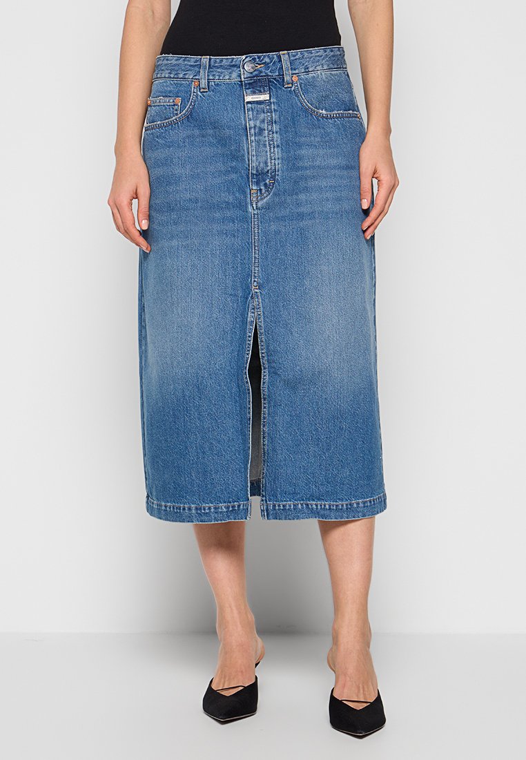 closed Jeansrok blauw