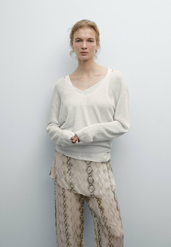 Strickpullover - beige