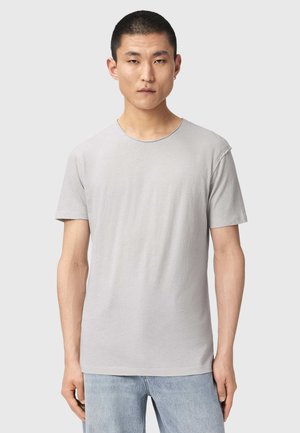 AllSaints, FIGURE SS CREW - T-paita - pebble grey