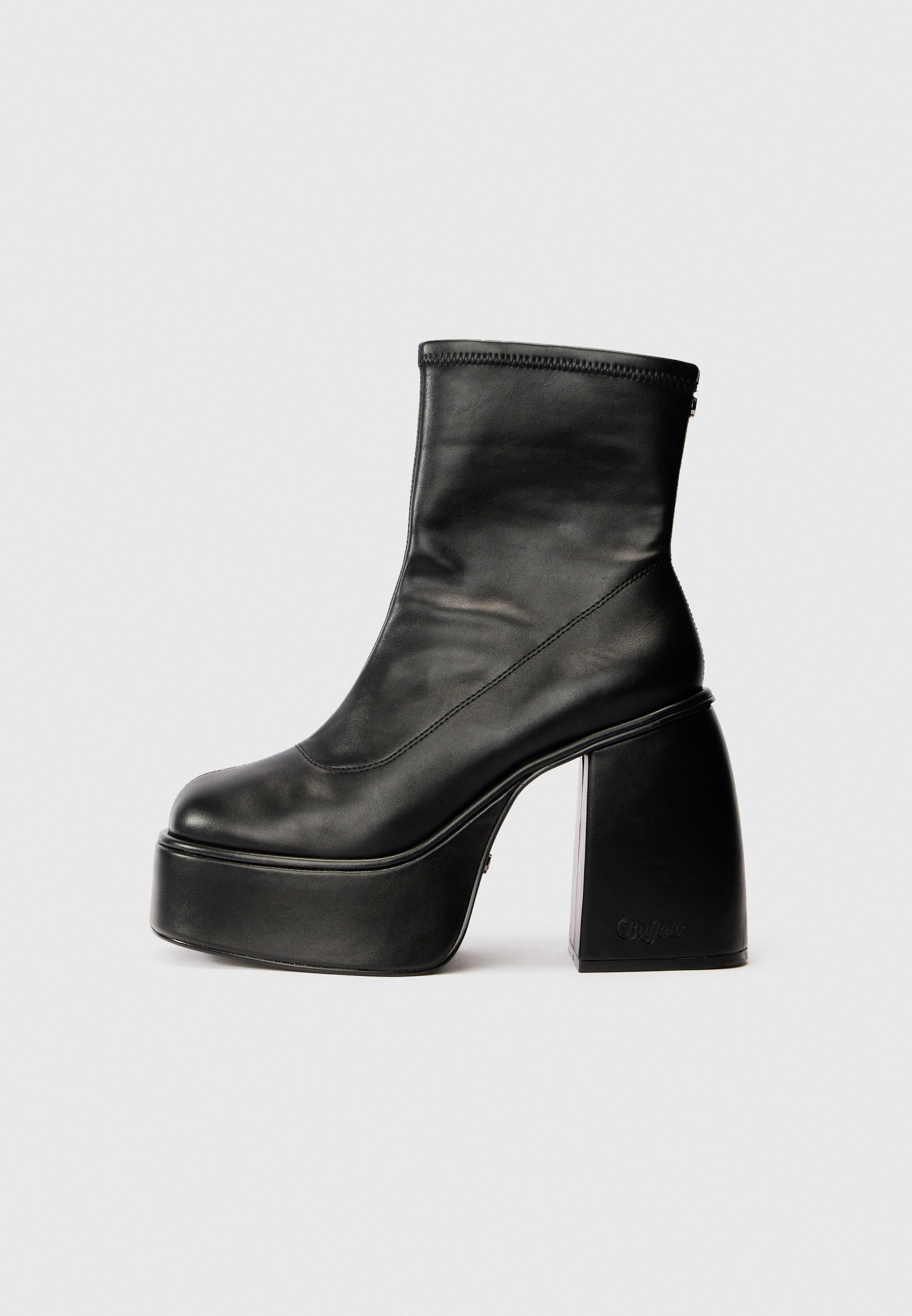 Buffalo HEART SOCK - High heeled ankle boots - black - Zalando