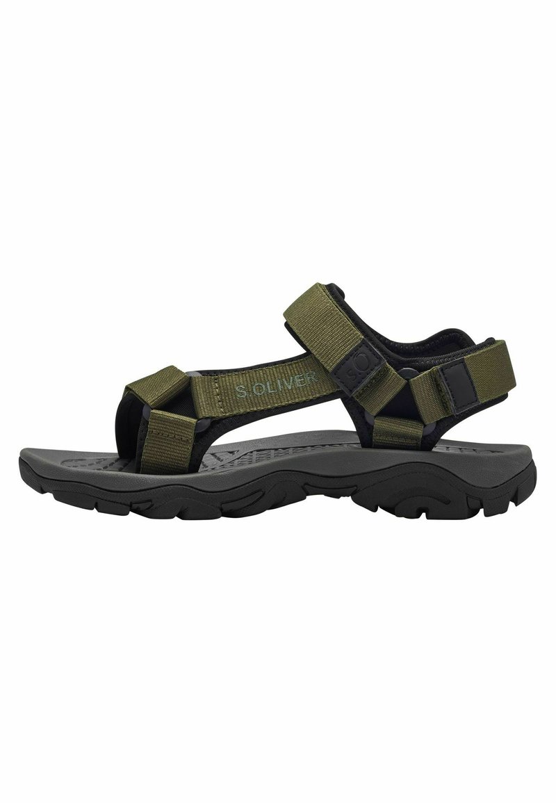 s.Oliver Gyalogló szandálok - black khaki