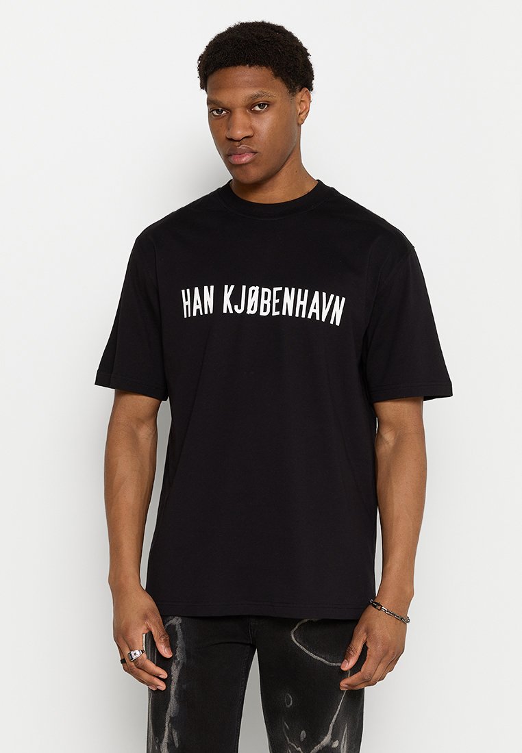 Han Kjøbenhavn T-shirt print zwart