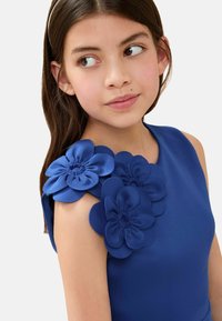 Lipsy REGULAR FIT - 3D FLOWER - Dienas kleita - blue