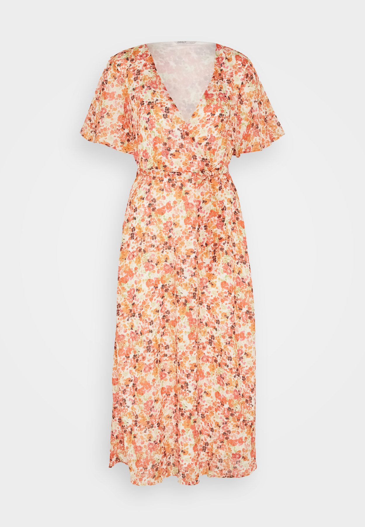 ONLLUCIE MIDI WRAP DRESS
