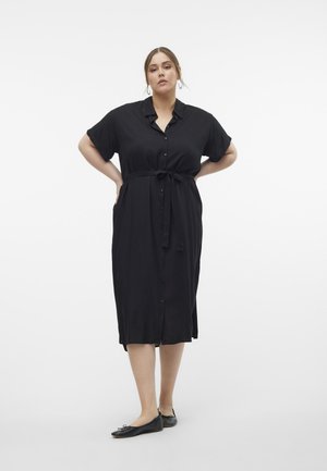 Vero Moda Curve VMBUMPY - Blusenkleid - black