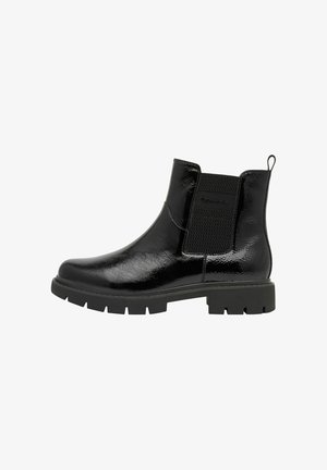 Tamaris CHELSEA - Plateaustøvletter - black patent