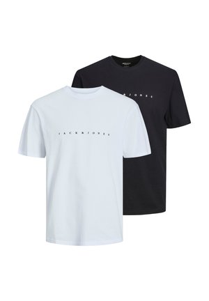 2ER PACK - T-Shirt print - white white bl