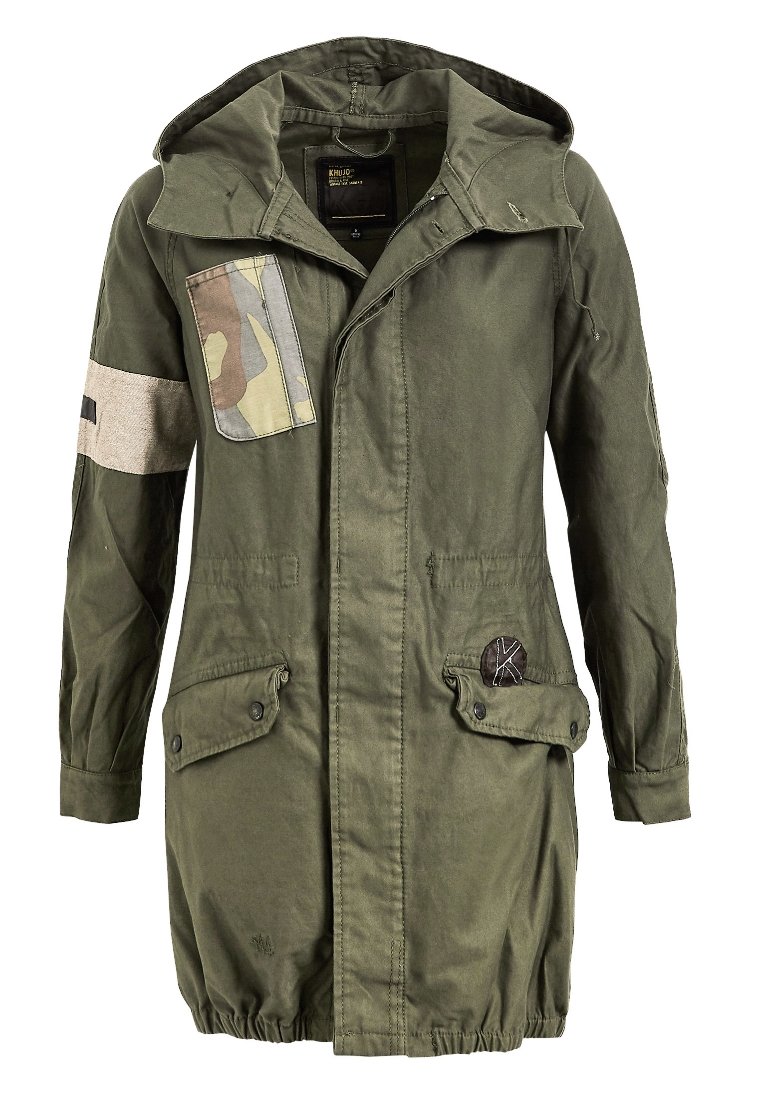 khujo MANTEL SHANA - Parka - olive/verde oliva -