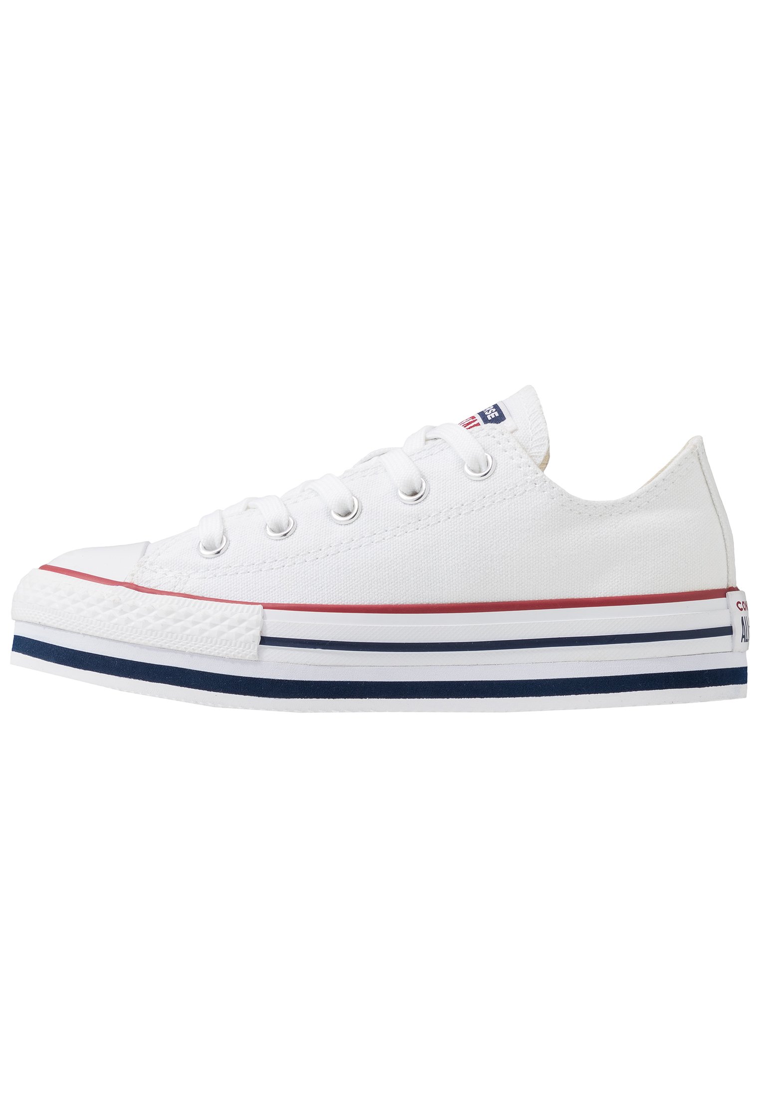 invoer de jouwe Melancholie Converse CHUCK TAYLOR ALL STAR PLATFORM - Baskets basses - white/midnght  navy/garnet/blanc - ZALANDO.FR