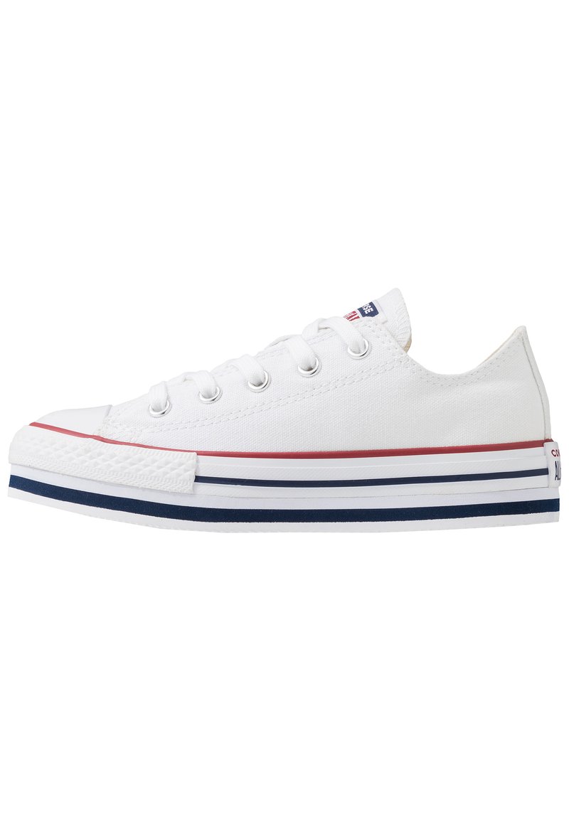 Converse CHUCK TAYLOR ALL STAR PLATFORM  - Zapatillas - white/midnght navy/garnet