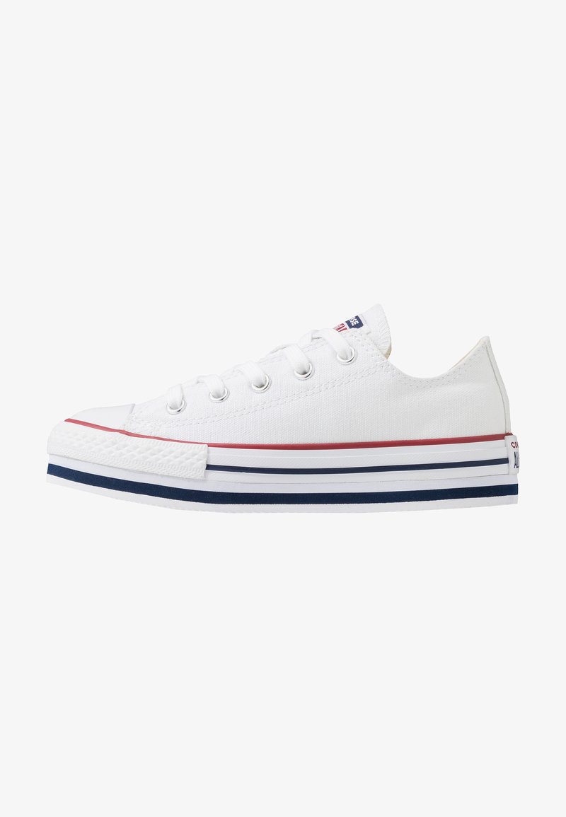 Converse CHUCK TAYLOR ALL STAR PLATFORM - Zapatillas - white/midnght navy/garnet