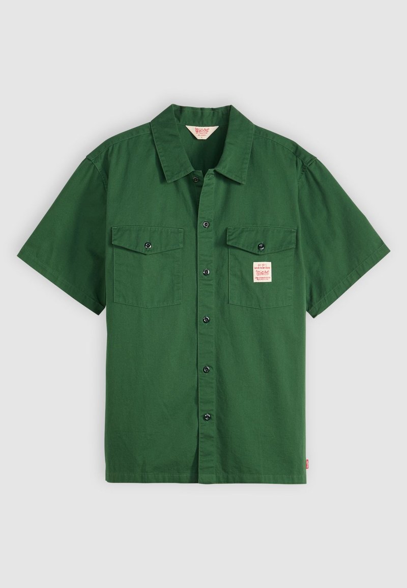 Chemise Légère Chaser Armée Verte - Manches Courtes, Dos Lacé - Femme Taille M