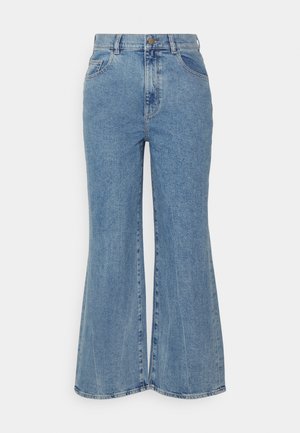 DL1961 HEPBURN WIDE LEG HIGH RISE - Kavbojke na zvonec - blue denim