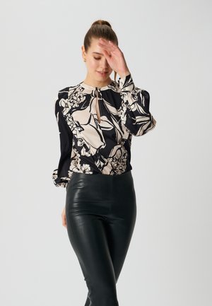 EVELYN - Camicetta - big floral coal