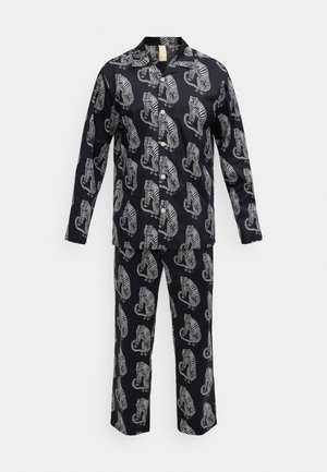 MENS 402 LONG CHECK - Pyjama - navy