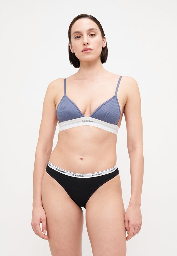 UNLINED - Triangle bra - grisaille3
