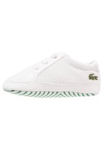 Lacoste L 12 12 Crib Chaussons Pour Bebe White Green Blanc Zalando Pl