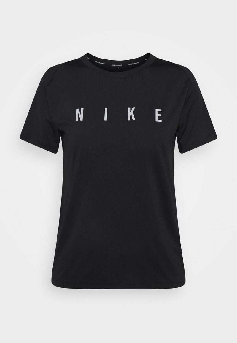 Damen Sportbekleidung | Nike Performance MILER T-Shirt print black/reflective silver/schwarz - VA73689 Damen Sportbekleidung | Nike Performance MILER T-Shirt print black/reflective silver/schwarz - VA73689