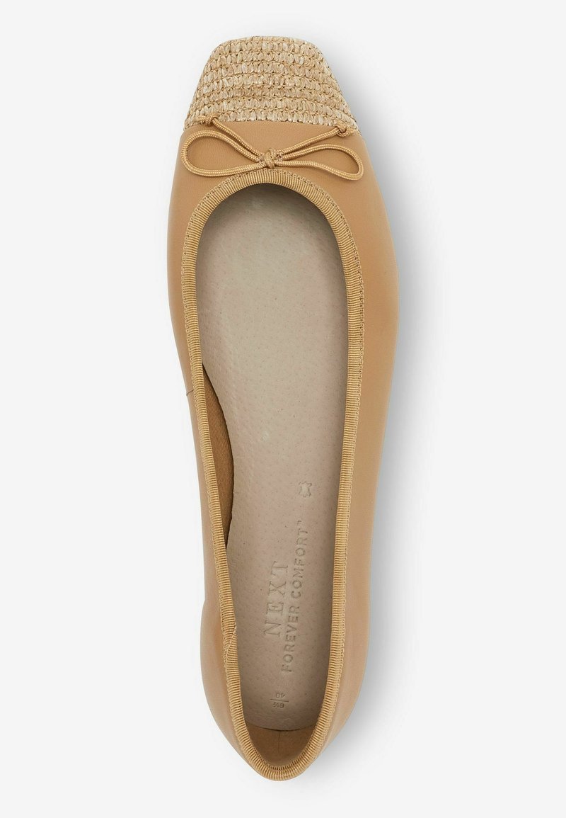 Damen Klassische Ballerinas | Next FOREVER COMFORT SQUARE TOE Klassischer Ballerina camel/braun - JA77304 Damen Klassische Ballerinas | Next FOREVER COMFORT SQUARE TOE Klassischer Ballerina camel/braun - JA77304