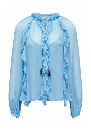 Salsa Jeans, SALSA JEANS BLUSE REGULAR - Button-down blouse - bleu