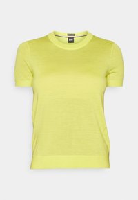 BOSS Jednoduché tričko - yellow