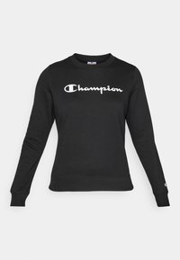 BASICS CREWNECK LARGE LOGO  - Collegepaita - black