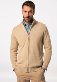 JP1880 Strickjacke - sand