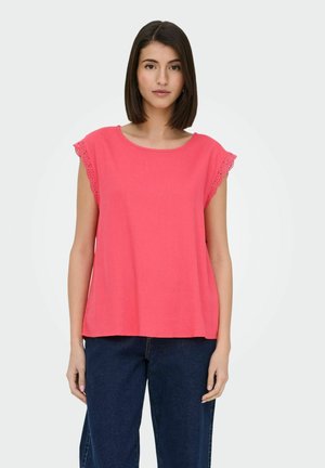 JDY TOP JDYSAY TOP - T-shirt imprimé - calypso coral