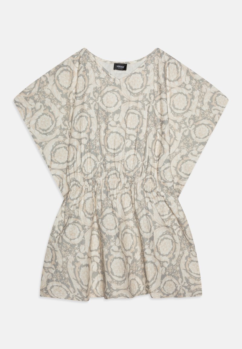Versace ROBE BAROQUE PRINT KIDS - Túnica - concrete/bone