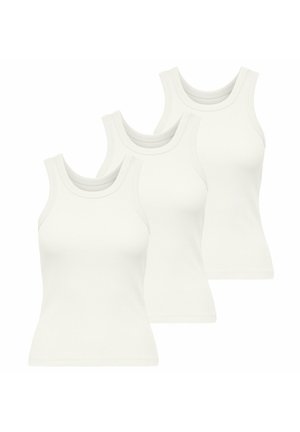 ONLY, 3 PACK - Top - weiß