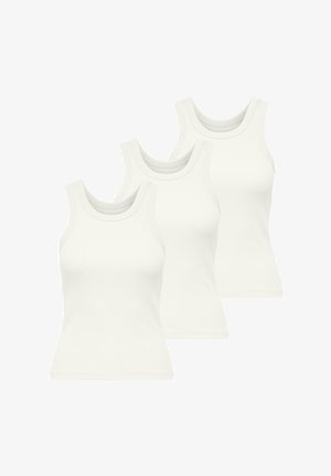 ONLY, 3 PACK - Top - weiß