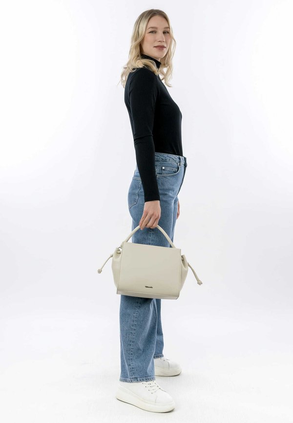 UMHÄNGE FLORA - Handtasche - beige