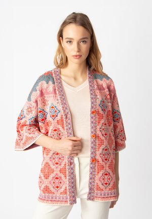 Cardigan - coral