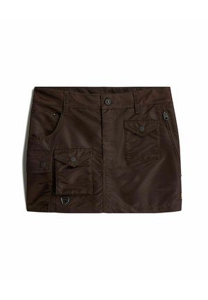 G-STAR, FESTIVE SKIRT - A-line skirt - ganache