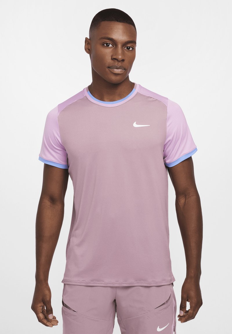 Nike Performance ADVTG - Tekninen t-paita - plum dust beyond pink royal pulse white