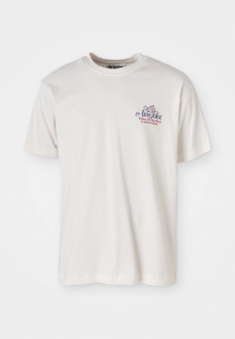 On Vacation T-shirt print beige