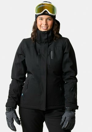 CERVINIA - Snowboard jacket - black black