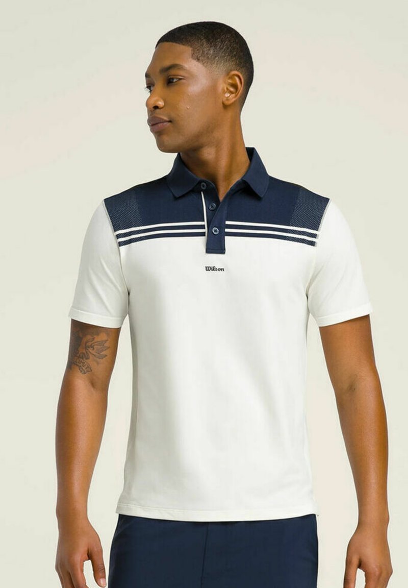 Wilson Camiseta deportiva - classic navy sandrift stripe